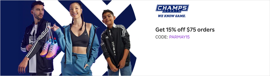 Save at Champs Sports with Coupons and Cash Back from Rakuten!