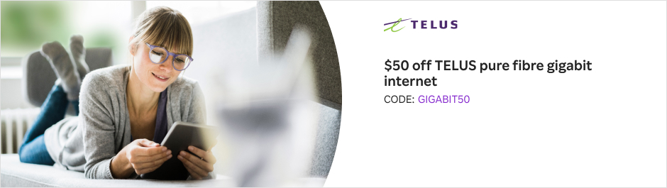 Save at TELUS with Coupons and Cash Back from Rakuten!
