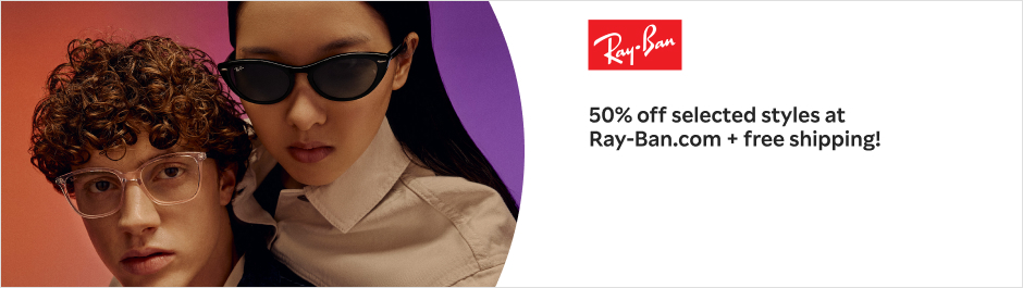 Save at Ray Ban with Coupons and Cash Back from Rakuten!