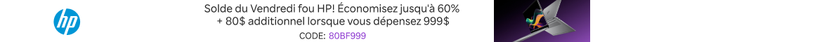 Obtenez 2% en remises en argent de la part de Rakuten.ca grâce aux bons et aux codes promotionnels de HP Canada