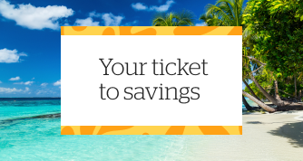 Your ticket to savings